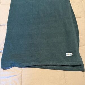 Google Dark Gray Throw Blanket